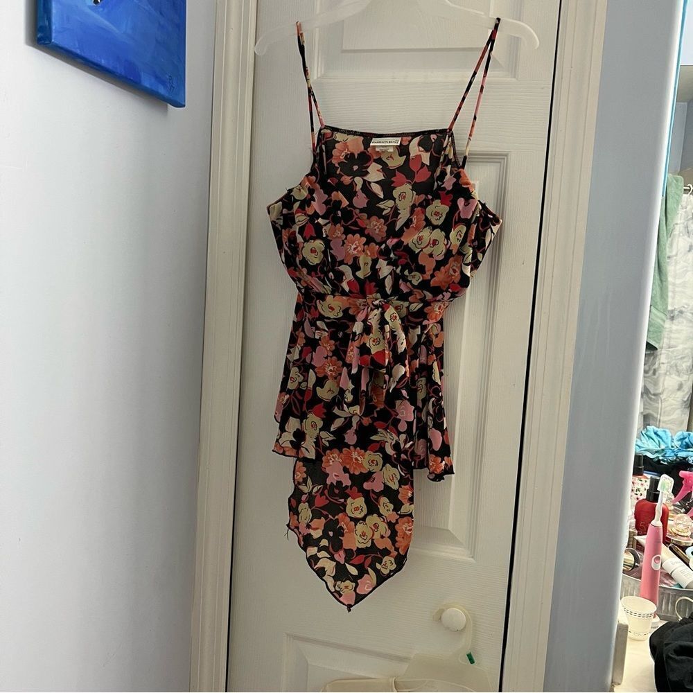 Multicolor floral Fashion Bug tank top Large